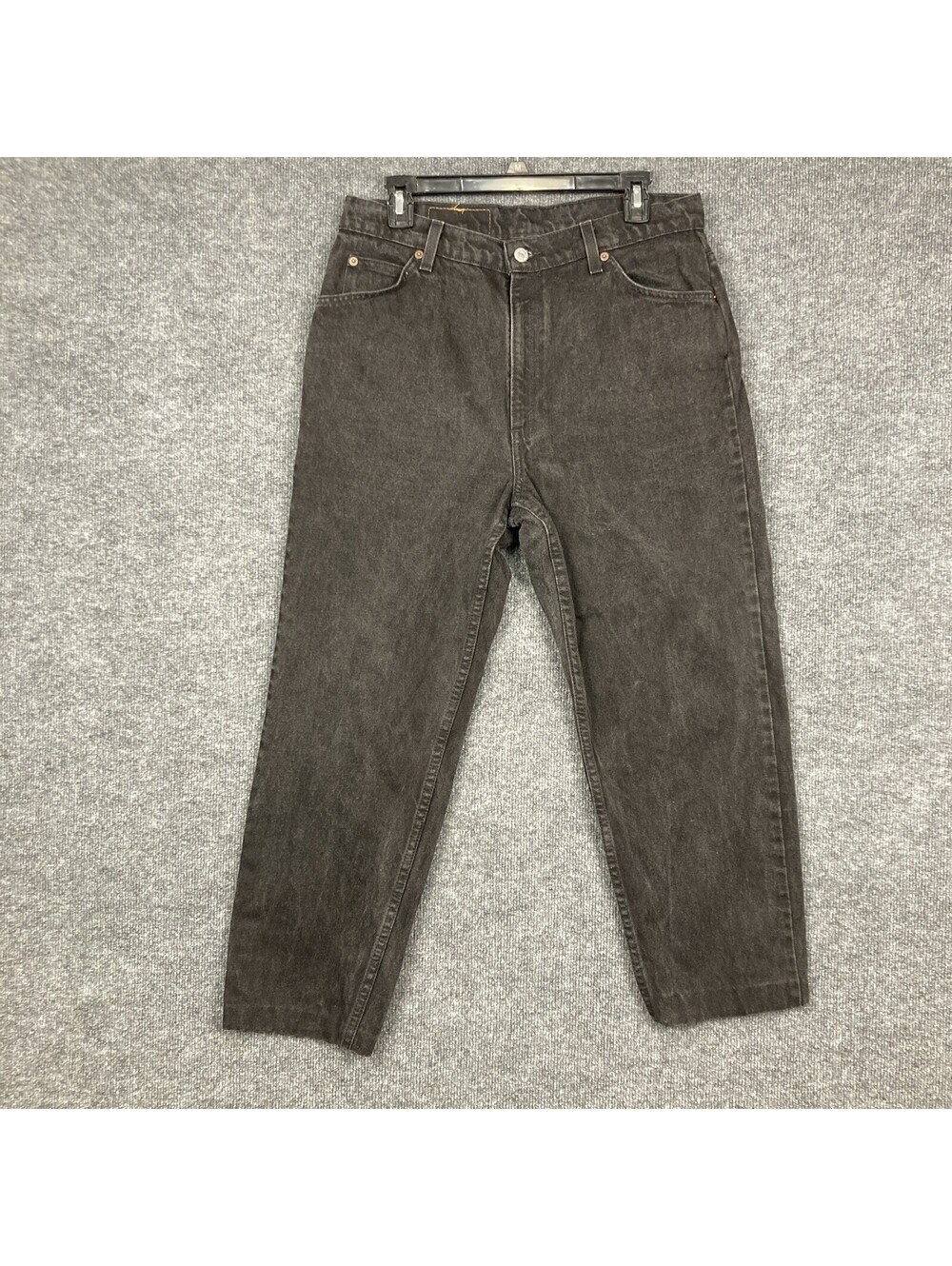 Levi's 921 Womens Size 14 Medium Black Tapered Fit Leg Denim Jeans 90's